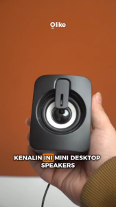 [NEW PROUCT] OLIKE Speaker Portable Mini SC01 Subwoofer 4W Stereo Bass Max Sound | USB & Audio Jack 3.5mm | Widely Compatible With All Device