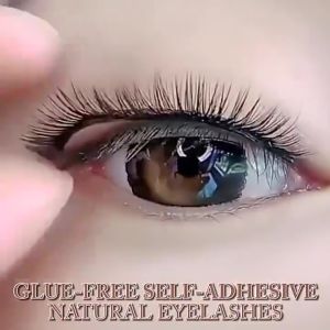 BOSSLU Bulu Mata Palsu Berperekat Tampa Lem / Bulu Mata Korean 3D Tahan Air Natural Eyelashes Style