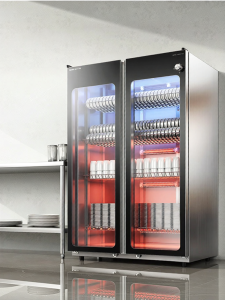 DEMASHI | Commercial Double-door UV Disinfection and Drying Cabinet