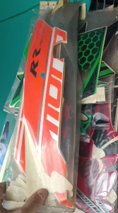 striping sticker stiker list body Kawasaki Ninja RR Tahun 2014