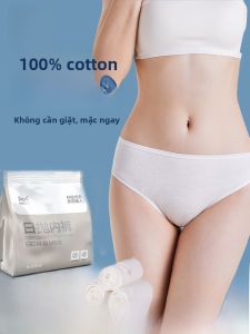 MiiOW | Quần lót cotton dùng một lần cho nữ Quần lót tam giác Cotton nguyên chất kháng khuẩn du lịch sau sinh kinh nguyệt tiện dụng không cần giặt dùng một ngày dùng một lần