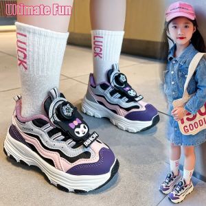 Kuromi Kids Sport Shoes Anime Cartoon Summer Outdoor Comfortable Casual Shoes Baby Kids swive
