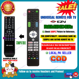 EZY Led TV Remote [**Mag Basa B4 Umorder**] Ready to use Universal TV Remote for EZY Led TV Remote AVISION Sample Model 24PD35 LED alluremarketplace2ND