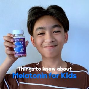 Wellspring 10PCS Kids Melatonin Pouch Gummies for Calming Sleep Children