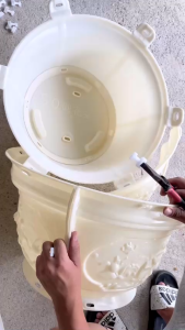 Khuôn đúc chậu tròn 60 và chân đôn (không chậu ABS có lòng trong)