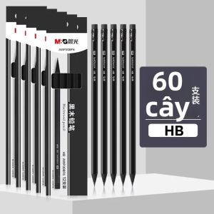 M&G | Bút Chì Gỗ Đen Cao Cấp M&G 2B/HB Dành Cho Học Sinh Trẻ Em Luyện Viết Văn Phòng Phẩm Độ Cứng Chì HB Thân Gỗ