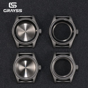 New 36mm 39mm Titanium Alloy Pilot Watch Case 20BAR Glass Back Solid Back for NH34 NH35 NH38 NH70 PT5000 ETA2824 AR Sapphire