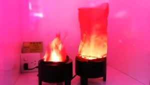 โคมไฟปลอม กระถางไฟปลอม คบเพลิง ตั้งโต๊ะ ฟรีโซ่แขวน