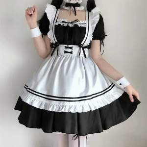 Maid Cosplay Cute Lolita Maid Costumes Girls Women Lovely ostume Animation Show Japan Outfit Dress Plus Size Lolita