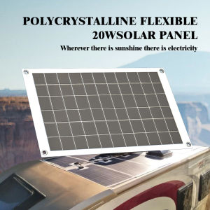 100W Solar Panel 12V 24V Waterproof Charge Controller Portable Dual USB Solar Charger for Outdoor Camping Battery Charging