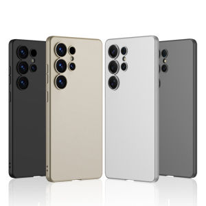 เคสโทรศัพท์ S25 Ultra S25U แบบบางพิเศษ ฝาหลังแบบด้านเคลือบโลหะ ป้องกันรอยนิ้วมือ Samsung Galaxy S25Ultra เคสพีซีแข็งทนทานป้องกันการตกหล่นรอบด้าน พร้อมขอบยกสูง