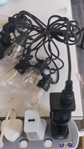 5m 10led bubble light string IP68 Christmas outdoor waterproof courtyard decoration atmosphere light lampu