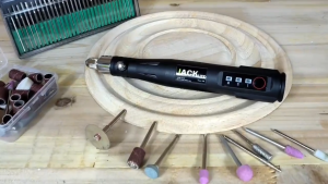 NEW COD Jielite Bor Listrik Mini Grinder Alat Ukir Multifungsi 15000RPM 30W + Set Mata Bor 105 PCS