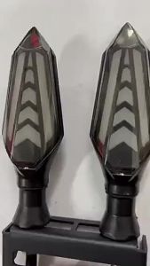 2PCS Universal LED Signal Lamp Flowing Flash Lights Running and Tail Light motorcycle LED91