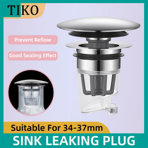 Bathroom Stop Odor Sink Leakage Plug Suitable For 34-37mm Diameter Sewer Outlet Magnetic Filtration And insect-proof Large-caliber Drain