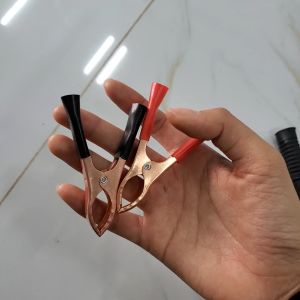 Kẹp bình ắc quy 30A Kẹp cá sấu ( 5 cặp đen đỏ )