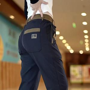 Quần Dài Nam Mùa Xuân Hè Ống Đứng Rộng Rãi Cao Cấp Màu Đen Thời Trang Siêu Mỏng Có Khóa Kéo Túi Quần Dài