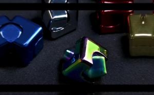 Metal Cube Rotating Fingertip Gyroscope Fidget Anti Stress Toys Adult Office Home Travel Portable Spinner Toys Christmas Gifts