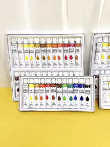 12ML Acrylic Paint Set Oil Watercolor Pigments DIY Wall Drawing Painting Art Supplies 12/18/24/36color