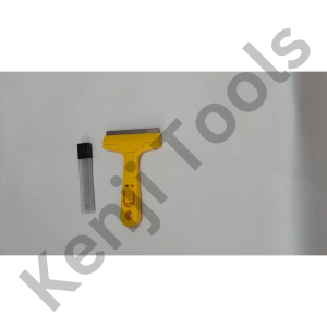 Kape Pisau Pembersih Noda Cat Keramik Ubin Lantai Kaca Tembok Portable Scraper Cutter + 4 Mata Pisau