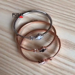 Gelang Semanggi Lucky Bangle Wanita Perhiasan Korean Cantik | PUSAT TIMUR GW7
