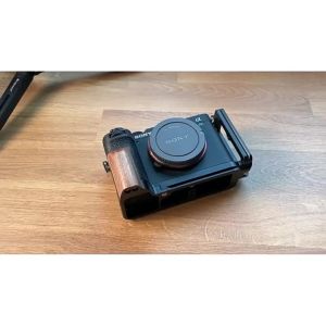 wood Pro L Type Bracket Vertical Quick Release Plate Grip Metal Handle for sony A7CII a7c2 A7CR camera Arca-Swiss RRS Tripod
