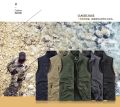 Fuguiniao Unloading Tactical Vest Coat Fashion Men's Fuguiniao Summer Photographer Waistcoat Mesh Work Sleeveless Jacket Tool Many Pocket Vest Male. 