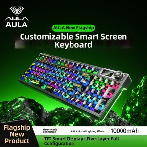 AULA | Bàn Phím Cơ Chơi Game Trong Suốt Tùy Chỉnh Được