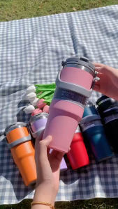 แก้วน้ำสแตนเลส30oz เกรดA สแตนเลส304 แบบพกพา ขนาด 30oz ทนทานปลอดภัย