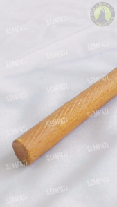 SEMPATI Tangkringan Pangkringan Kayu Ulin Halus Panjang 1 Meter Diameter 14mm Sangkar Kandang Bulat Kotak Burung Murai Kacer Kenari Cucak Ijo Pijakan Kaki Pengasah Paruh Kuku Burung