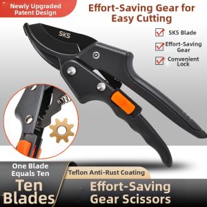 Gear Structure Garden Pruning Shears