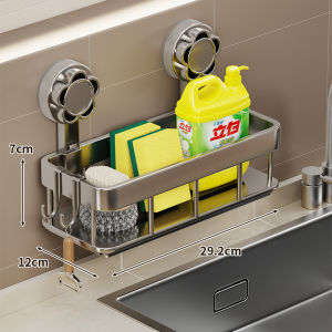 evesigar | Multifunctional Wall-Mounted Rack Water Drain Sponge Storage