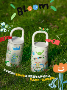 Portable Insulated Water Bottle Half House Original Square Lock Cup High Aesthetic Value for Women On-The-Go Beverage Container