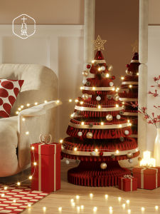 SHIBAZHI | Mini and Large New Arrival Foldable Christmas Tree Decor