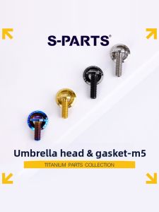 s-parts | Ốc Vít Hợp Kim Titan Đầu Mái A3 và Đai Ốc M5