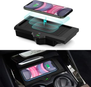 Wireless Car Charger for BMW X3 G01 2018-2022 2023 BMW X4 2019 2020 2021 2022 Accessories Wireless Charging Pad Mat for Women Men Girls