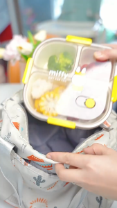 BHQ Bento Lunch Box Cute Cartoon Meal Prep Snack Container Large Capacity Fruit Preservation Boxes