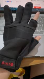 SARUNG TANGAN MOTOR 2 JARI TERBUKA/SARUNG TANGAN ELING PANJANG/ SARUNG TANGAN ANTI RIBET UKURAN REMAJA DAN DEWASA