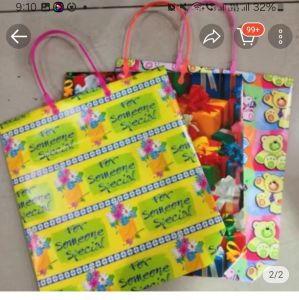 P132 s After Voucher   5K+ Sold   Christmas bag for xmass  occasion Gift bag 12 pcs assorted