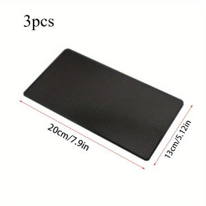 3pcs Car Dashboard Anti Slip Adhesive Pad Phone Keychain Anti Slip Pad