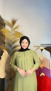 GAMIS SALSA Cringkle Airflow Cantik Crinkle Muslim Wanita