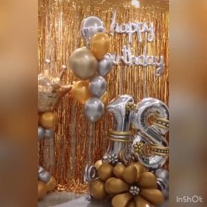 Party Curtain Backdrop Wall Double Color 2*1 Meters Tinsel Fringe Foil Curtains Party Needs Decorations For Graduation Birthday Wedding Baby Shower Gender Reveal Party Engagement Bridal Shower Background