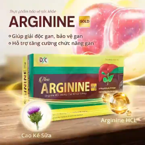 Viên Uống Thải Độc Gan Arginine Gold 30 Viên – Mát Gan Hạ Men Gan Phục Hồi & Bảo Vệ Gan