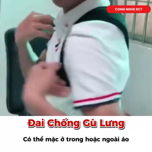 Đai Chống Gù Lưng Định Hình Cột Sống Hỗ Trợ Cong Vẹo Và Thoái Hóa Lưng