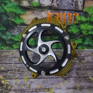 Tutup-Cover Kipas Magnet-Mesin Beat Karbu/Scoopy Old Carbu/Spacy Lama Carbon Karbon Plus SPINNER SPINER CNC