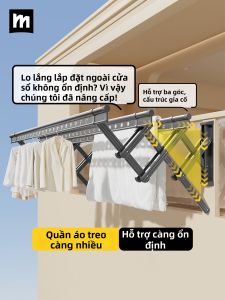 MINGZHI | Adjustable Foldable Telescopic Clothes Drying Rack