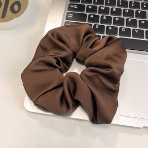 QIUCHUNLIAN | Silk Large Hair Band Black