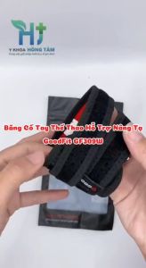 Băng Cổ Tay Thể Thao GoodFit GF309W Thiết Kế Đai Đôi Tăng Cường Bảo Vệ Hỗ Trợ Chấn Thương