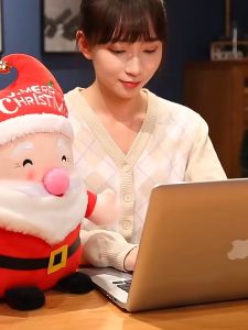 Boneka Deer Christmas Hiasan Santa Claus Boneka Snowman Boneka Santa Claus