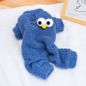 Warm Four-Legged Dog Clothes for Small Dogs Teddy Bichon Pomeranian Puppy Pulling Pet Clothes Autumn Winter Casual Style